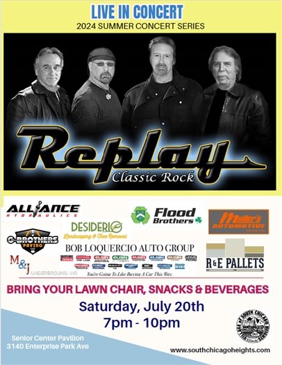 Replay Concert Flyer
