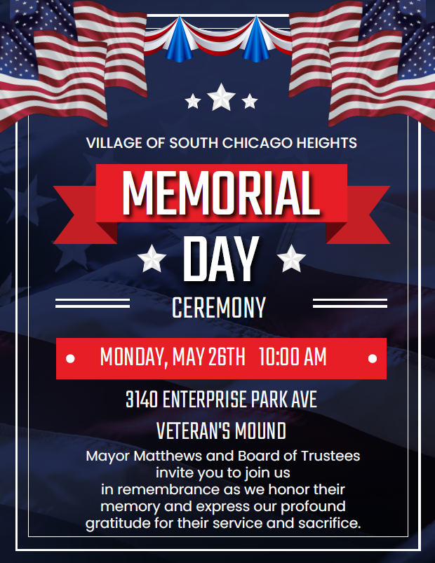 2025 Memorial Day Flyer