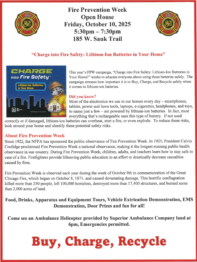 Fire Prevention Week Image