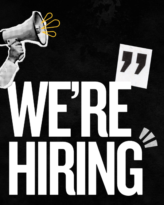We are hiring