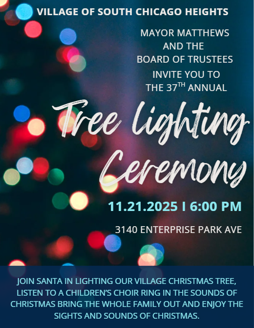 Tree lighting 2025 Flyer